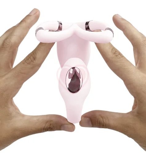 Анатомический вибратор для ношения Adrien Lastic Venus розовый фото 2