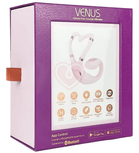 Анатомический вибратор для ношения Adrien Lastic Venus розовый фото 3
