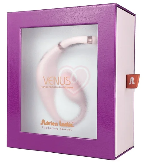 Анатомический вибратор для ношения Adrien Lastic Venus розовый фото 11