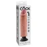 Гнущийся вибратор реалистик на присоске King Cock Vibrating 23 см телесный фото 4