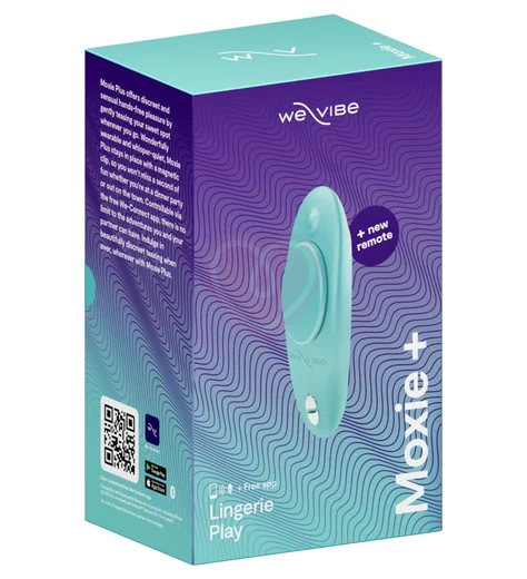 Вибратор для ношения в трусиках We-Vibe Moxie+ бирюзовый фото 2
