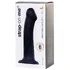 Гибкий фаллоимитатор на присоске Strap-on-me L 19 см чёрный фото 2