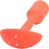 Утяжелённая вибропробка b-Vibe Vibrating Snug Plug 1 мини оранжевая фото 5