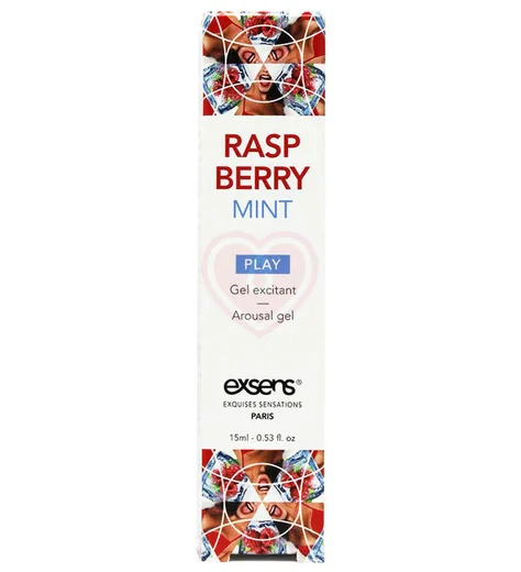 Охлаждающий гель Exsens Raspberry Mint малина и мята 15 мл фото 2