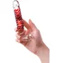 Стеклянный фаллоимитатор с мошонкой Sexus Glass Red Devil фото 5