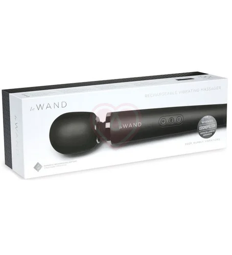 Мощный массажёр Le Wand Rechargeable чёрный фото 5