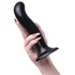 Фаллоимитатор с изгибом и присоской Strap-on-me XL чёрный 20 см фото 6