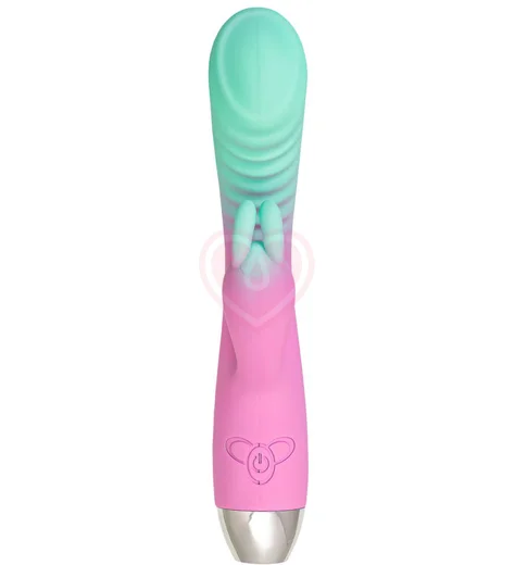 Вибратор-кролик со стимуляцией зоны G Flovetta Orchid мятно-розовый фото 2