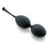 Вагинальные шарики '50 оттенков серого' Delicious Pleasure Silicone Ben Wa Balls чёрные фото 3