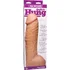 Насадка для страпона большая Vac-U-Lock Realistic Hung телесная фото 2