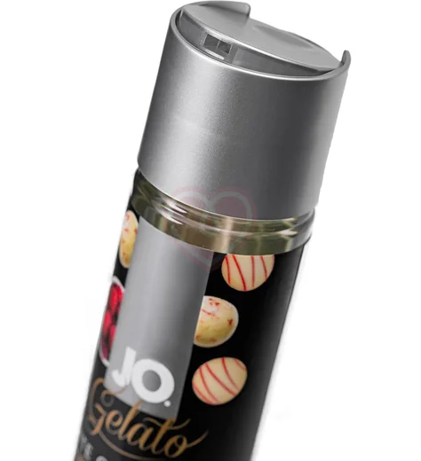 Съедобный лубрикант System JO H2O Flavored Gelato белый шоколад с малиной 120 мл фото 3