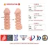 Насадка с шариками и отверстием для мошонки Kokos Cock Sleeve CS-010-S фото 2