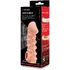 Насадка с шариками и отверстием для мошонки Kokos Cock Sleeve CS-010-S фото 3