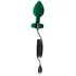 Вибропробка b-Vibe Vibrating Jewel Plug с кристаллом и пультом зелёная фото 4