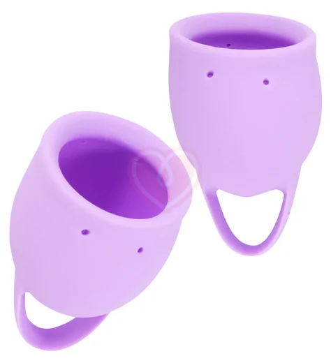 Набор из 2 менструальных чаш Lola Natural Wellness Orchid нежно-сиреневый фото 2