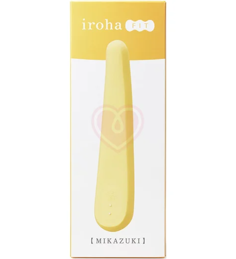 Нереалистичный гибкий вибратор Iroha Tsuki Fit Mikazuki жёлтый фото 9