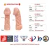 Реалистичная насадка с отверстием для мошонки Kokos Cock Sleeve CS-006-S фото 2