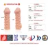 Насадка с пупырышками и отверстием для мошонки Kokos Cock Sleeve CS-009-S фото 2