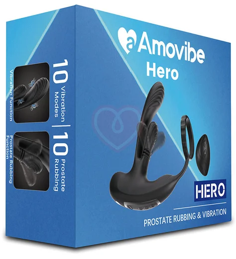 Стимулятор простаты Amovibe Hero с вращением на 360 градусов и пультом фото 4