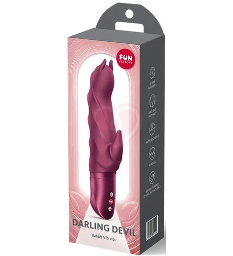 Вибратор Fun Factory Darling Devil бордовый фото 5