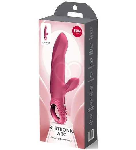 Пульсатор с вибрацией Fun Factory Bi Stronic Arc малиновый фото 7
