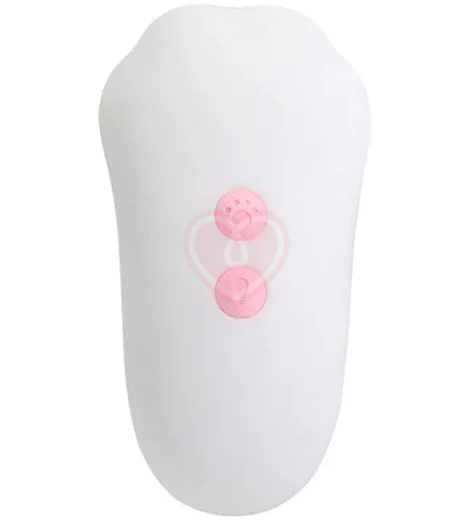 Вибратор для клитора с вакуумой стимуляцией Otouch Cici Kitty Plus кошачья лапка белый фото 2