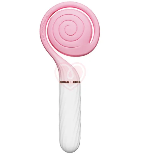 Раскручивающийся вибратор с вакуумной стимуляцией Otouch Lollipop Dual Stimulation розовый фото 1