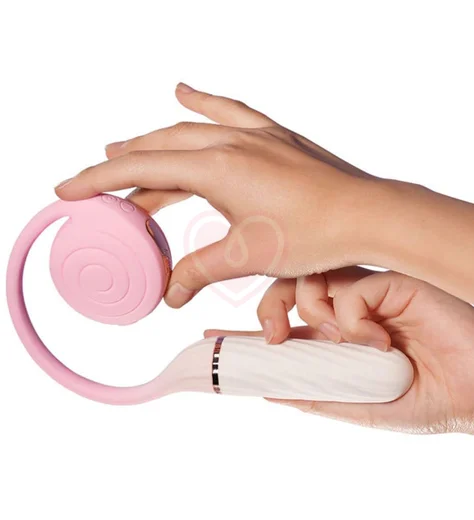 Раскручивающийся вибратор с вакуумной стимуляцией Otouch Lollipop Dual Stimulation розовый фото 4