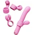 Вибратор с 4 насадками Otouch Magic Stick S1 Plus розовый фото 1