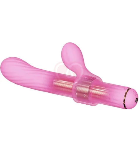 Вибратор с 4 насадками Otouch Magic Stick S1 Plus розовый фото 4