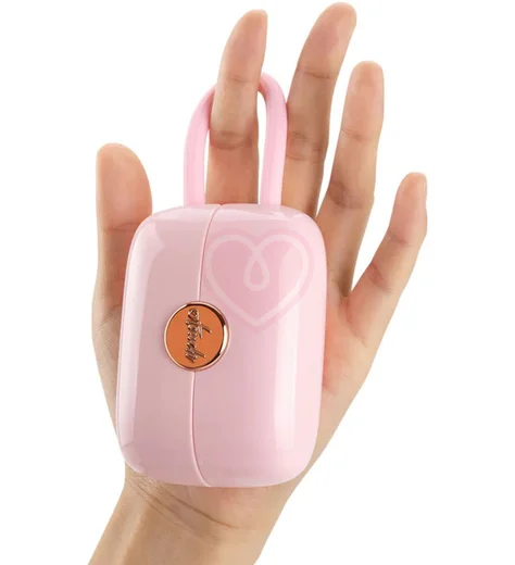 Виброяйцо с вакуумным стимулятором в кейсе Otouch Louis Vibrate розовое фото 3