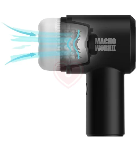Вакуумно-волновой мастурбатор для головки члена Otouch Macho Work чёрный фото 4