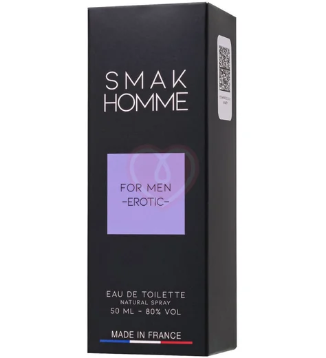 Туалетная вода с афродизиаками для мужчин Ruf Smak Homme цветочно-древесный 50 мл фото 3