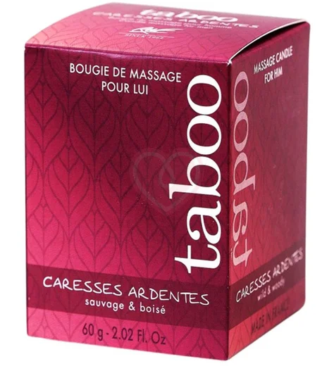 Массажная свеча Ruf Taboo Сaresses Ardentes Пылкие ласки папоротник 60 мл фото 3