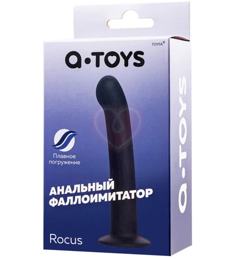Анальный фаллоимитатор на присоске Toyfa A-Toys Rocus чёрный фото 4