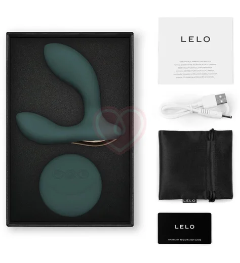 Вибростимулятор простаты Lelo Hugo 2 Remote с пультом зелёный фото 8