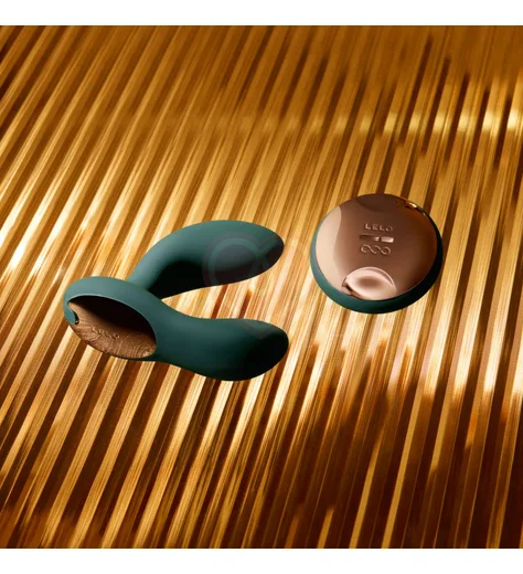Вибростимулятор простаты Lelo Hugo 2 Remote с пультом зелёный фото 12