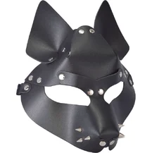 Маска волка Sitabella Wolf с шипами чёрная