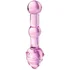 Стеклянный рельефный стимулятор Sexus Glass Pink Drop фото 2