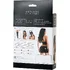 Комплект с кружевным топом и мини-юбкой Glossy Gigi из материала Wetlook чёрный фото 6