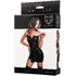 Платье с кружевом Glossy Nelly из материала Wetlook чёрное фото 4