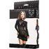 Сетчатое платье с лифом и трусиками Glossy Sheril из материала Wetlook чёрный фото 4