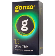 Ультратонкие презервативы Ganzo Ultra Thin 15 шт