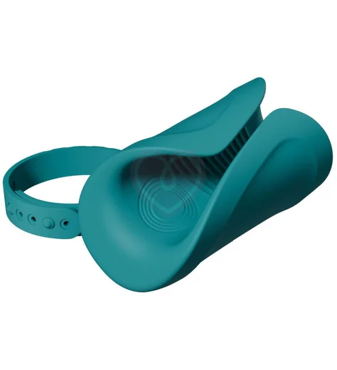 Интерактивный мастурбатор Lovense Gush 2 Motion бирюзовый фото 4