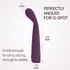 Вибратор со стимуляцией зоны G Selove TouchBend Se100 фиолетовый фото 3
