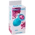 Большая анальная пробка Emotions Cutie Large бирюзовая с розовым кристаллом фото 3