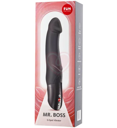 Вибратор со стимуляцией зоны G Fun Factory Mr. Boss чёрный фото 3
