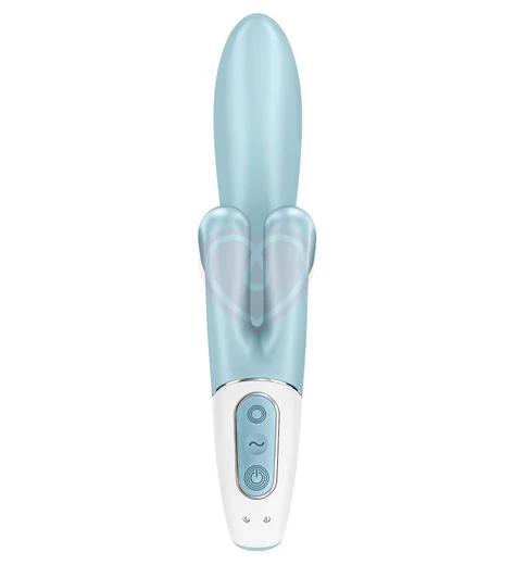 Вибратор с двойным клиторальным стимулятором Satisfyer Touch Me голубой фото 3