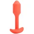 Утяжелённая вибропробка b-Vibe Vibrating Snug Plug 1 мини оранжевая фото 6