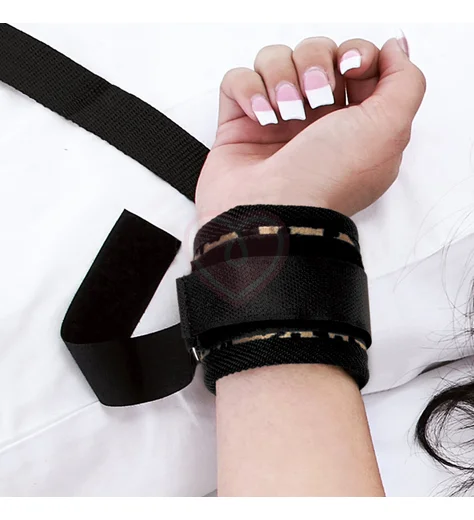Набор для фиксации на кровати Lux Fetish Bed Spreader леопардовый фото 4